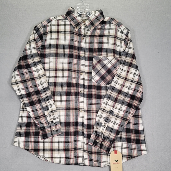 Mossy Oak Tops - Mossy Oak Women's Flannel Buffalo Plaid Shirt Size XL